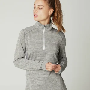 Protest 1/4 Fleece “ PRTSENNA In Dark Grey Melee 11