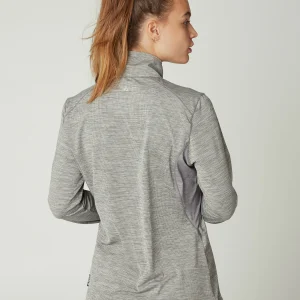 Protest 1/4 Fleece “ PRTSENNA In Dark Grey Melee 15