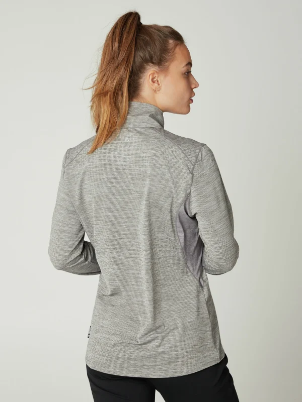 Protest 1/4 Fleece “ PRTSENNA In Dark Grey Melee 5