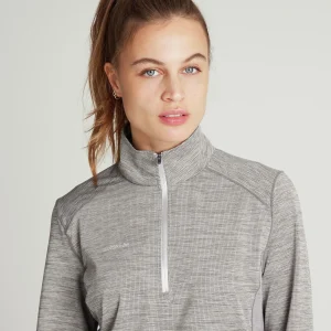 Protest 1/4 Fleece “ PRTSENNA In Dark Grey Melee 19