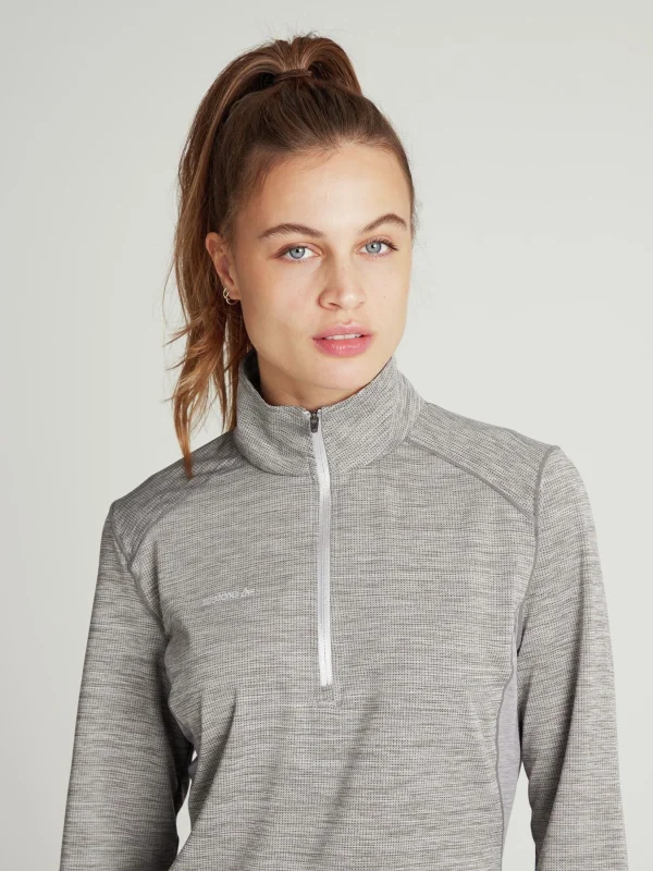 Protest 1/4 Fleece “ PRTSENNA In Dark Grey Melee 7