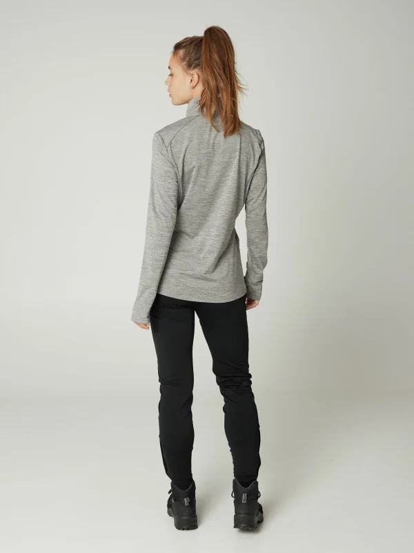 Protest 1/4 Fleece “ PRTSENNA In Dark Grey Melee 8