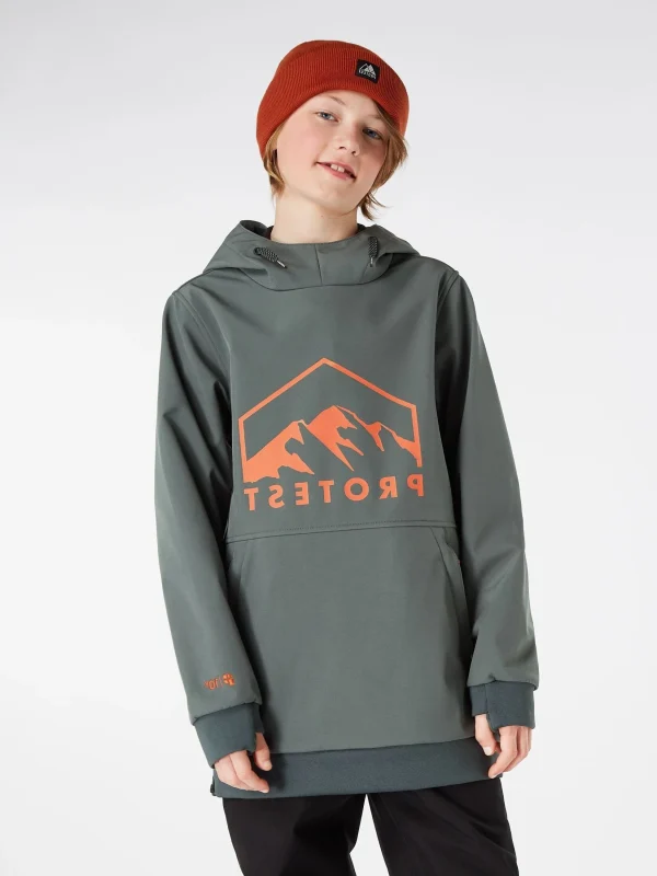 Protest Anorak “ PRTCLEYTON JR In Huntergreen 3