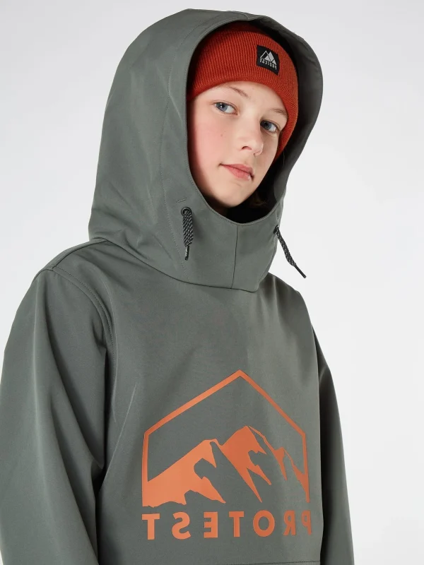 Protest Anorak “ PRTCLEYTON JR In Huntergreen 6