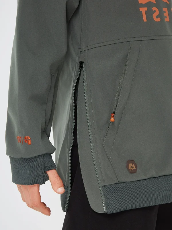 Protest Anorak “ PRTCLEYTON JR In Huntergreen 7