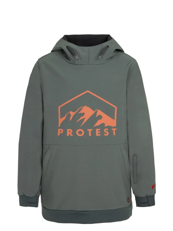 Protest Anorak “ PRTCLEYTON JR In Huntergreen 1