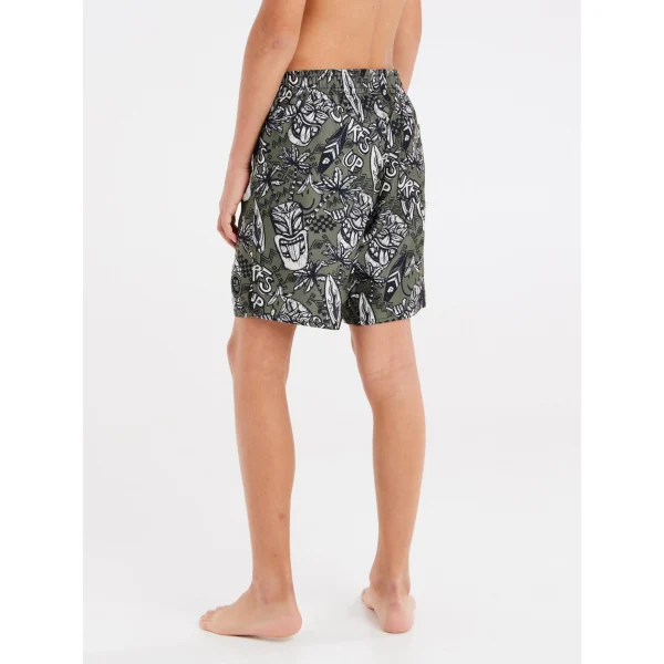 Protest Badeshorts ACID JR In Artichoke Green 6