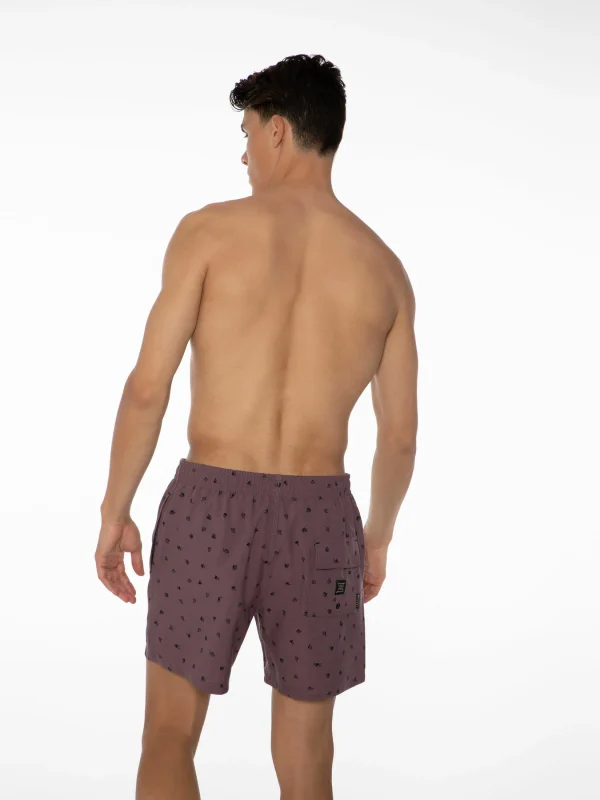 Protest Beachshort “ BARAT In Marron Fabric 5