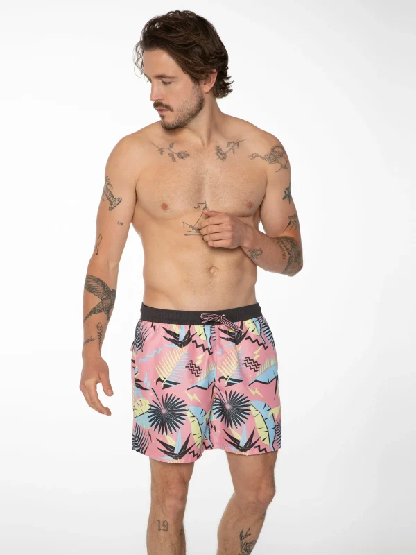 Protest Beachshort “ FRANK In Silver Pink 3
