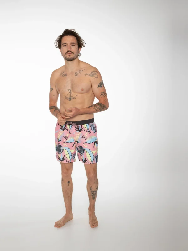 Protest Beachshort “ FRANK In Silver Pink 4