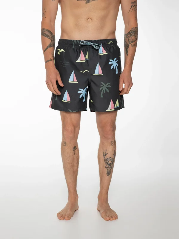 Protest Beachshort “ LAMAR In Deep Grey 7