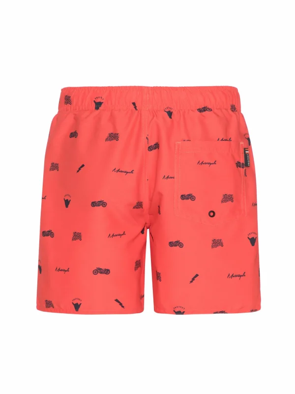 Protest Beachshort “ PRTDENNIS JR In New Coralpink 3