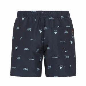 Protest Beachshort “ PRTDENNIS JR In Night Skyblue 6