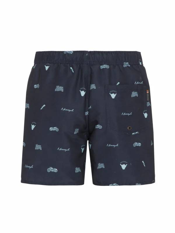 Protest Beachshort “ PRTDENNIS JR In Night Skyblue 3