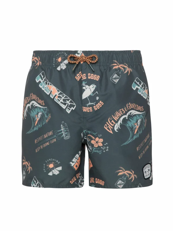 Protest Beachshort “ PRTHARRIS JR In Huntergreen 1