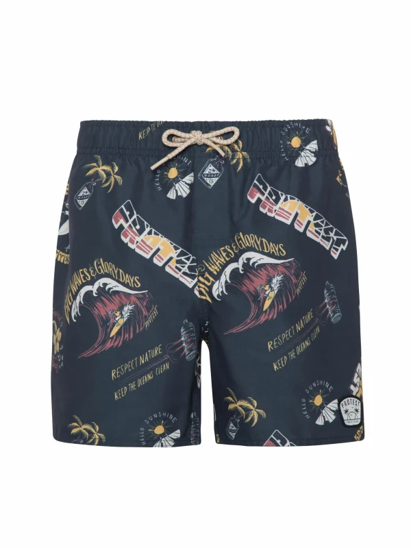 Protest Beachshort “ PRTHARRIS JR In Night Skyblue 1