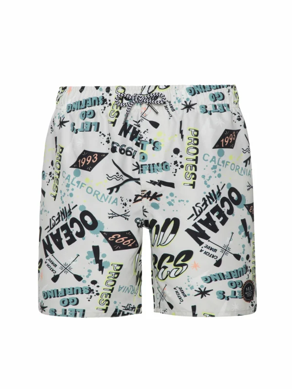 Protest Beachshort “ PRTYANSEN JR In Kitoffwhite 1