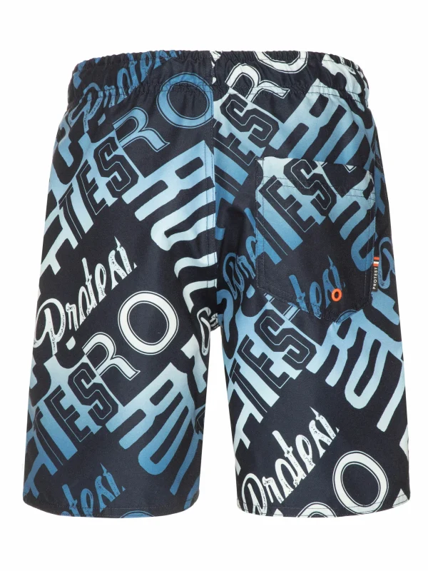 Protest Beachshort “ TAZ JR In Oxford Blue 3