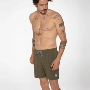 Protest Beachshorts “ DAVEY In Camo Green 13