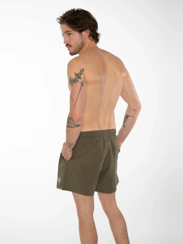 Protest Beachshorts “ DAVEY In Camo Green 5