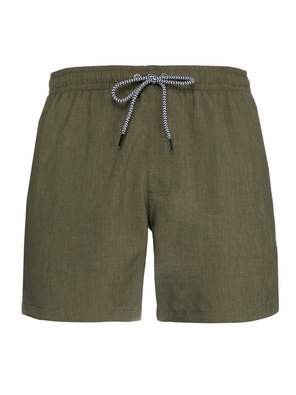 Protest Beachshorts “ DAVEY In Camo Green 1