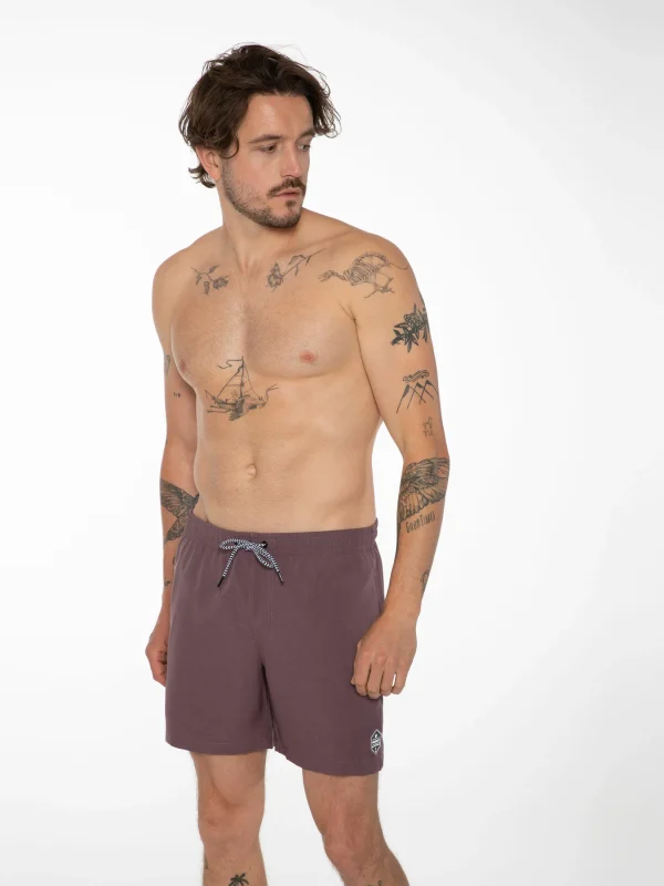 Protest Beachshorts “ DAVEY In Marron Fabric 3