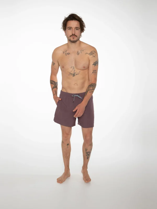 Protest Beachshorts “ DAVEY In Marron Fabric 4