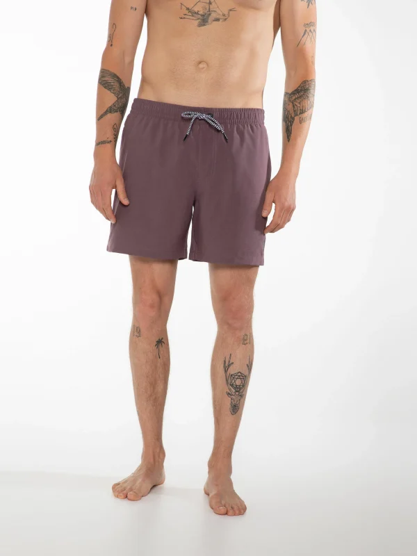 Protest Beachshorts “ DAVEY In Marron Fabric 7