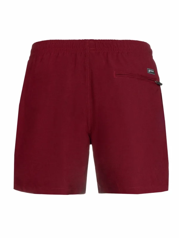 Protest Beachshorts “ DAVEY In Red Sangria 6
