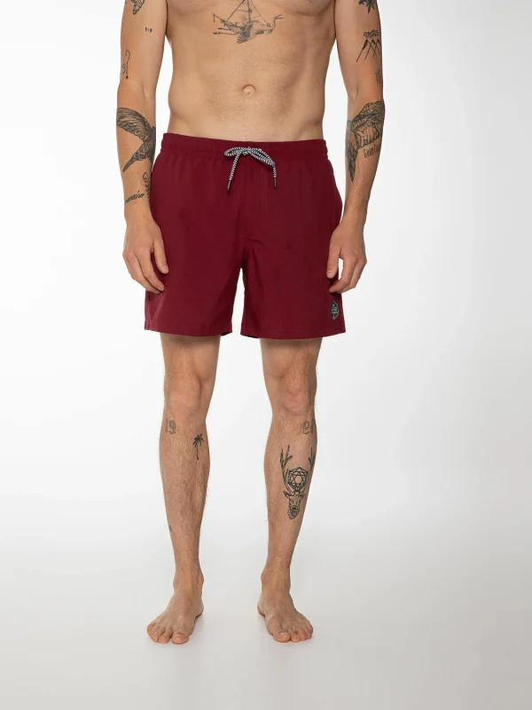 Protest Beachshorts “ DAVEY In Red Sangria 7
