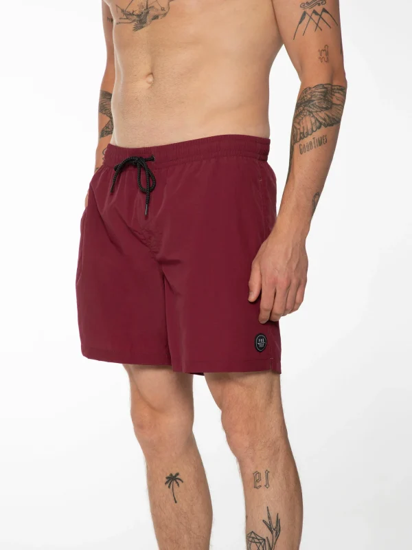 Protest Beachshorts “ FASTER In Dark Cherry 9