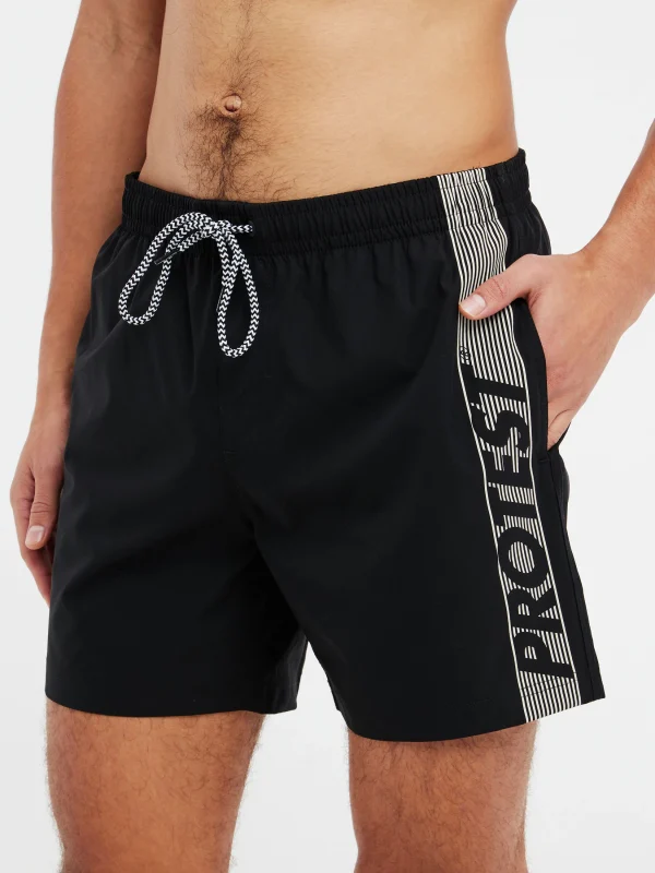 Protest Beachshorts “ PRTFAREL In True Black 7