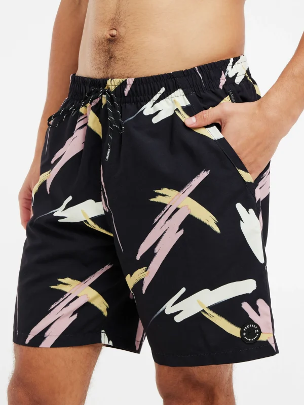 Protest Beachshorts “ PRTLEUCA In True Black 7