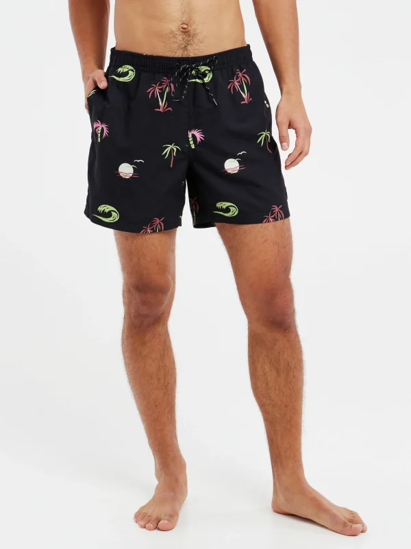 Protest Beachshorts “ PRTVUNG In True Black 3