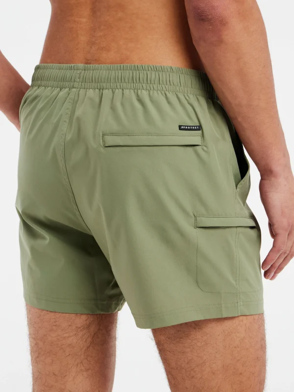 Protest Beachshorts “ PRTYESSINE In Artichoke Green 7