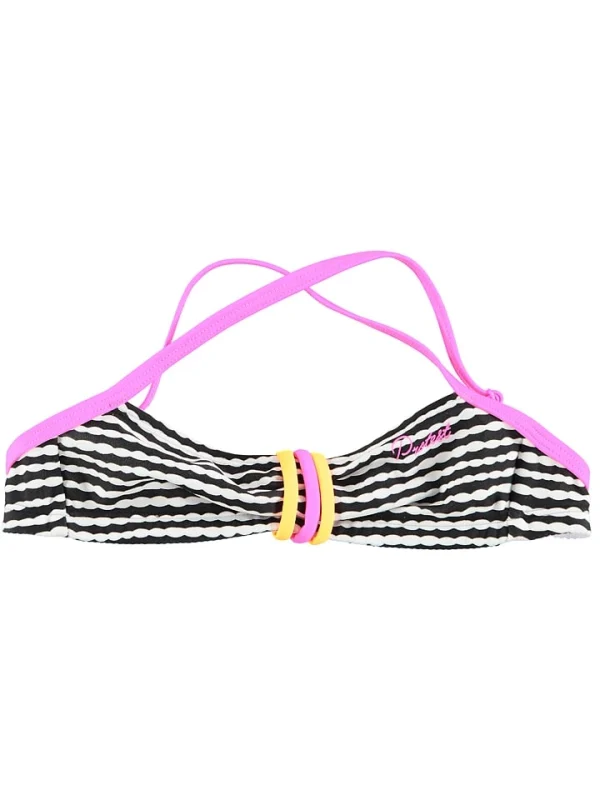 Protest Bikini-Oberteil „Emmy Jr“ In Schwarz/ Weiß/ Pink 1