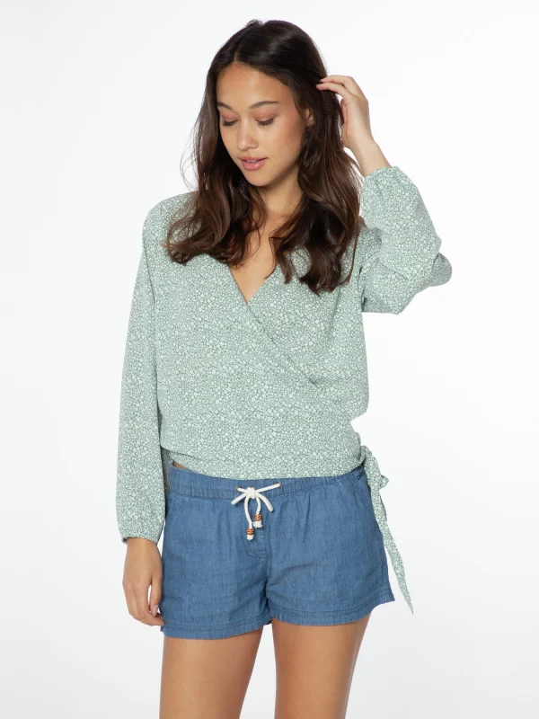 Protest Blouse “ PRTROUPAR In Glass Bottlegreen 3