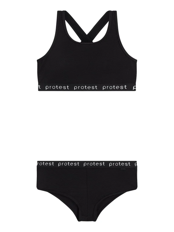 Protest Bralette-Bikini “ PRTBEAU JR In True Black 1