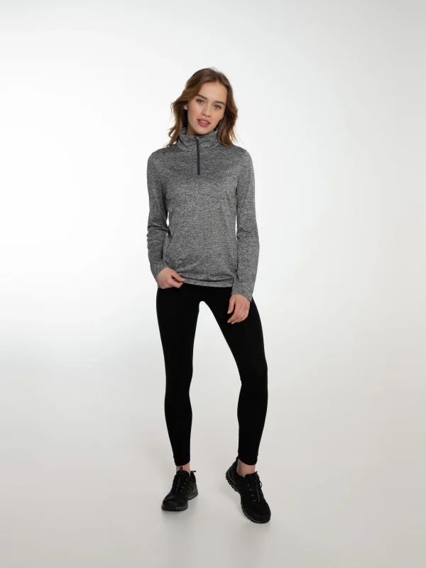 Protest Fleece “ FABRIZM In Dark Grey Melee 4