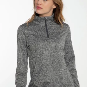 Protest Fleece “ FABRIZM In Dark Grey Melee 19