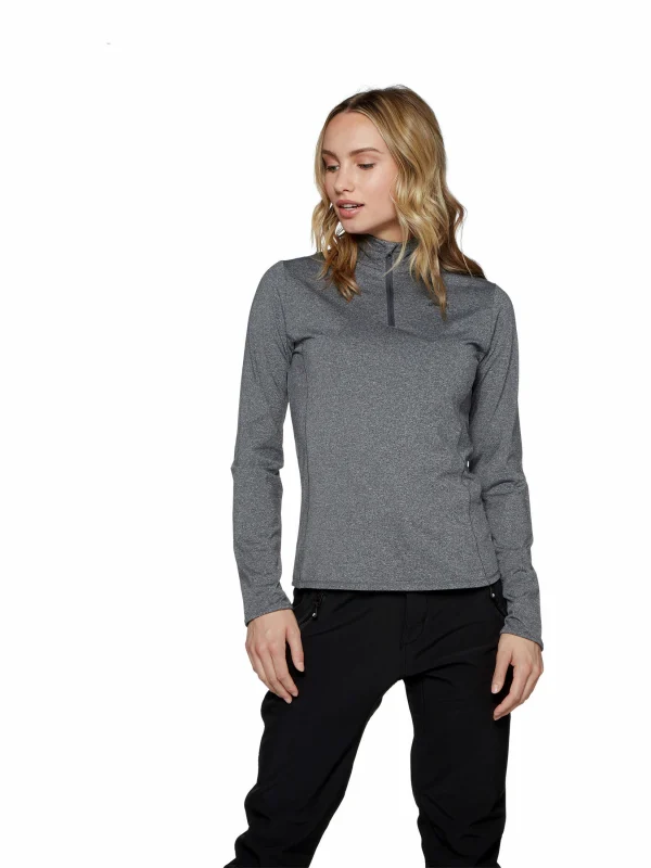 Protest Fleece “ FABRIZOM In Dark Grey Melee 4