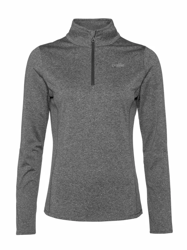 Protest Fleece “ FABRIZOM In Dark Grey Melee 1