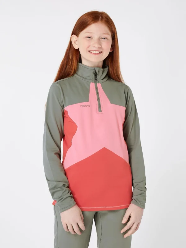 Protest Fleece “ PRTBRIDGETI JR In Mistygreen 3