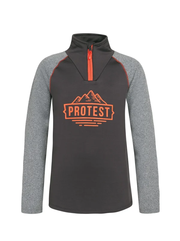 Protest Fleece “ PRTMAXIM JR In Deep Grey 1