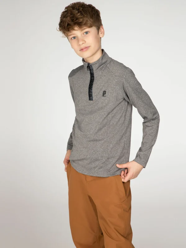 Protest Fleece “ WILLOWY JR In Dark Grey Melee 3