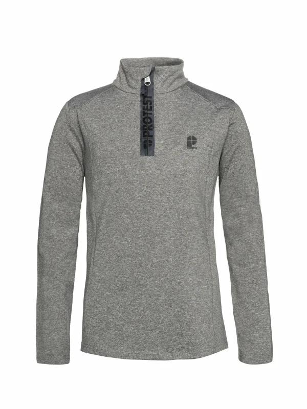 Protest Fleece “ WILLOWY JR In Dark Grey Melee 1