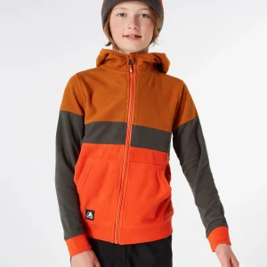 Protest Full Zip Hoodie “ PRTBOB JR In Orange Fire 10