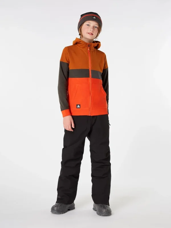 Protest Full Zip Hoodie “ PRTBOB JR In Orange Fire 4