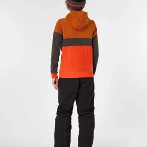 Protest Full Zip Hoodie “ PRTBOB JR In Orange Fire 18