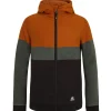 Protest Full Zip Hoodie “ PRTBOB JR In Umberorange 25
